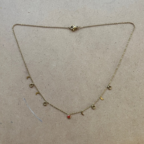 Jewelry - Gold Necklace with Charms